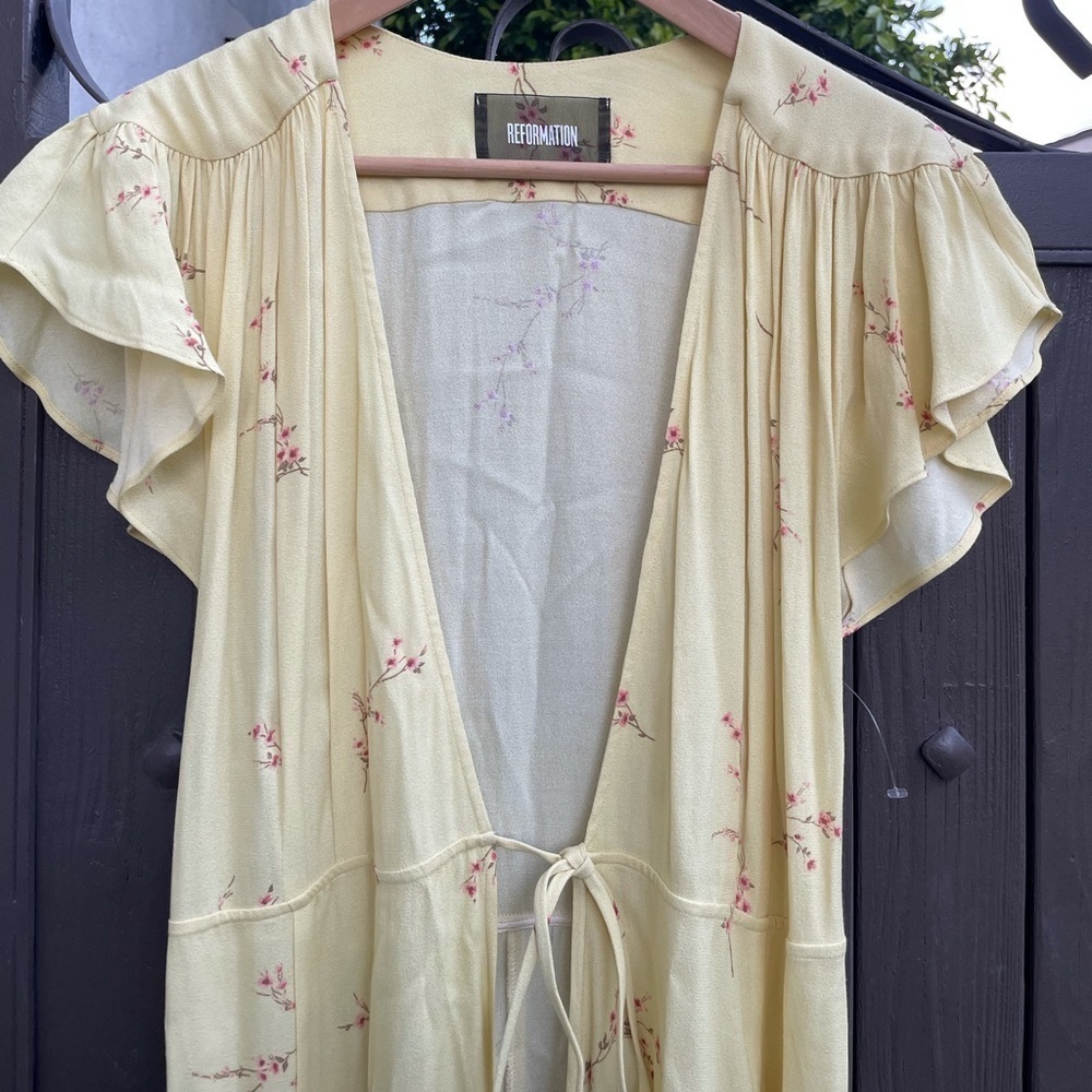 Reformation Sparrow Dress in Sprig - Picture 9 of 12